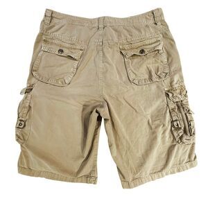 Paper Denim & Cloth Y2K Baggy Cargo Gorpcore Khaki Beige Shorts Men’s Size 36